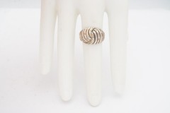 Vintage Sterling Silver 925 Ring Size 6.75 Textured K7