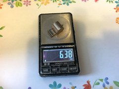 Working Whistle Pendant Charm Vintage Estate JMS signed 6.38g