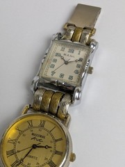 Vintage Steam Punk Wrist Watch Bracelet Unique Men’s Wrist Watches 7.75″ Long