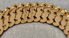 Pitman & Keeler American Queen Sweetheart Expandable Bracelet Vintage Rare Shape