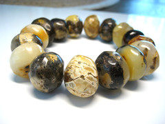 Genuine Huge Massive Amber Baltic Amber Bracelet 57 grams 8-8.5 in !!!