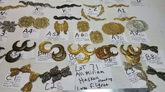 Vtg Huge Lot #71 Miriam Haskell Large Filigree Findings Stampings Jewelry Craft