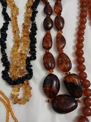 Amber Jewelry Lot Reconstituted & Baltic Amber Mixed Lot READ Descrip