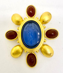 Intaglio MMA Metropolitan Museum of Art APOLLO GREEK GOD Pin Brooch
