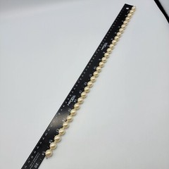Vintage Faux Pearl Beaded Classic Necklace 19″