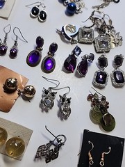 104 Pair Vtg-Now Western Boho Artisan Southwest Rhinestones Earrings Jewlery Lot