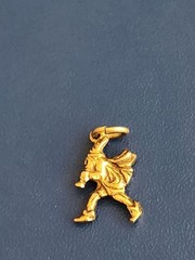 10K Yellow Gold Pied Piper Charm/Pendant 1.1g
