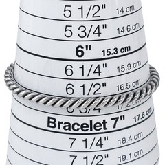 Southwest Twisted Wire Cuff Bracelet | Vintage Sterling Silver 925 | 6.5″