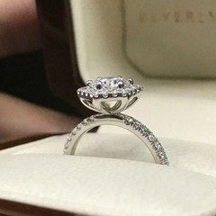 2Ct Round Cut Lab Created Diamond Valentines Special 14Ct White Gold Finish Ring