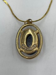 VTG Sarah Coventry 1968 Light Of The East Mosaic Brooch Pin & Pendant Necklace
