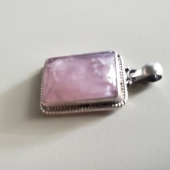 VINTAGE COLLECTIBLE STERLING SILVER 925 PENDANT, 1.5″ GENUINE STONE