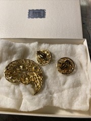 Vintage Brooch And Earrings