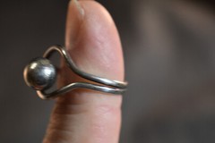 0.925 STERLING Ring N.65 *SIGNED*