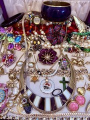 Vintage Estate Costume Jewelry Lot ! TRIFARI , MONET and more!