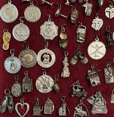 Travel Charms Sterling silver 1950s to 1970s Vintage Charms Sold Separately
