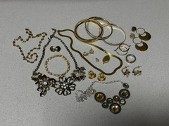 Vintage Silver and Gold Toned Mix of Jewelry