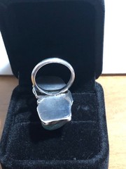 Native American Turquoise Sterling Silver Ring Old Pawn Antique Navajo 7.5