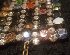 BIJOUXMG, Vintage Rhinestone Bracelet, 1950s