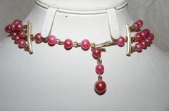 ** Vintage 1950-60’s Pearl Plastic Lucite Glass Bead Necklaces * 13 Pieces **