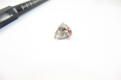 Lions Head Ring Silver-Tone Alloy Size 9 Vintage