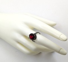 Vintage Luxury Soviet RING Silver⭐875 stamp Star USSR -size: 8US (18.5mm) UA #97