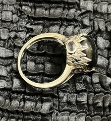 Signed STS Chuck Clemency Sterling Silver “Gems Out of Africa” Ring Size 9
