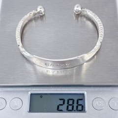 Moroccan Berber ID Cuff Bracelet | CATHY | Vintage Sterling Silver 925 | 7″
