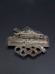Vintage Garmisch Germany Ski Brooch Pin Lot Olympic Neuschwanstein 4pc