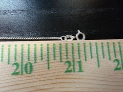 4.50g Vintage Sterling Silver 925 Bigg40 Script Pendant Chain Necklace 21 in M
