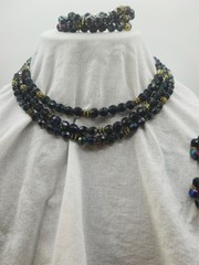 Vtg AB – West Germany Earrings & Matching Necklace/Bracelet READ DESCRIPTION