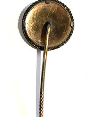 Antique Victorian Lot of 3 Stick Pins with Semi Precious Metal & stone