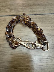 Vintage plastic brown bracelet