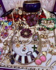 Vintage Estate Costume Jewelry Lot ! TRIFARI , MONET and more!