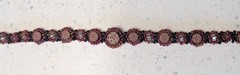 Vintage Y2K Handmade Seed Bead & Polymer Clay Rose Choker – Romantic Fairygrunge