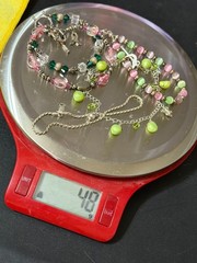 Beautiful Collection 5 Genuine 925 Sterling Silver Bracelets Approx 48g w/ship