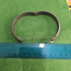 Vintage Sterling Silver Cuff Bracelet 7.5in 19.3g I595