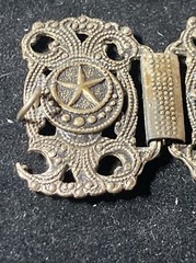 Signed SOUVENIR DE MAROC Bracelet Morocco Camels Sword Hand filigree 7.25″ wrist