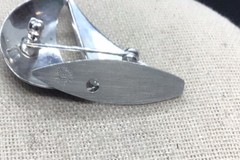 Vintage Beau Sterling Silver 925 Sail Boat Pin X595