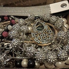 Vintage to Now Jewelry Lot, All Wearable Untested. No Junk. Box A7
