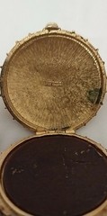 Vtg Estée Lauder Perfume Compact Pendant Necklace