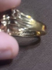Vintage Unisex Lion Ring 18kt Gold HGE . SZ 11.75 Mens Womens Estate Jewelry