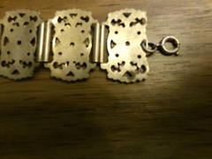 Vintage Women’s Souvenir Bracelet Morocco Hamsa Hand Elephant Link Bracelet