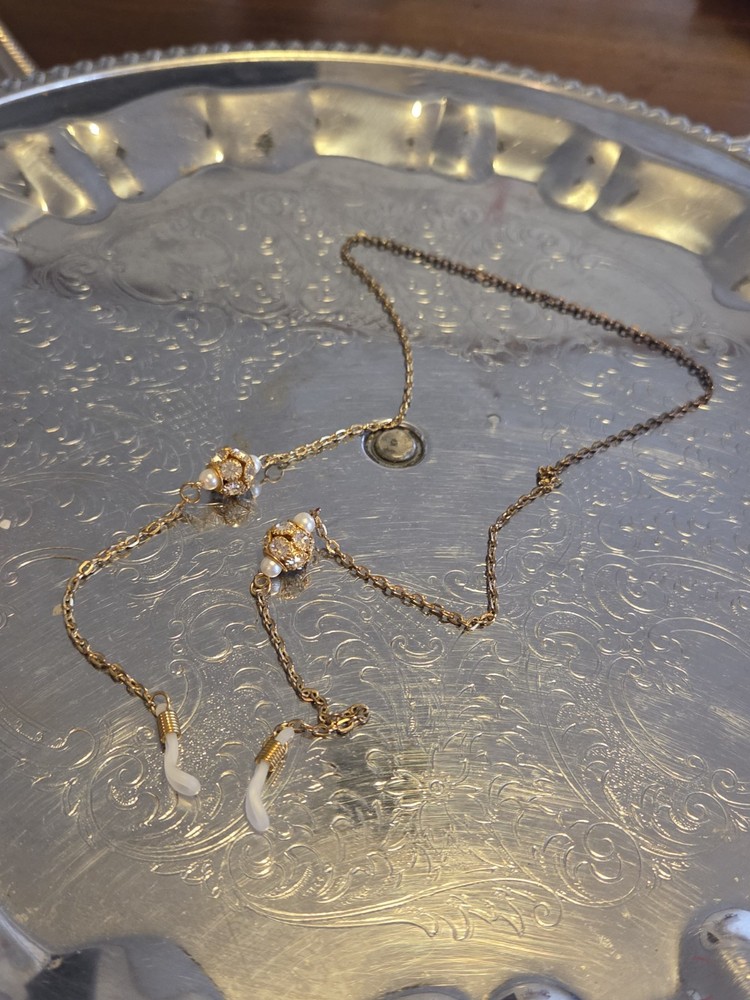 vintage eyeglass necklace chain