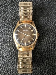 Vintage Working ZentRa 2000 Mechanical Watch Gold Tone Expansion Band 1970’s