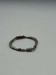 Y2K Red & Silver Bangle Braclet
