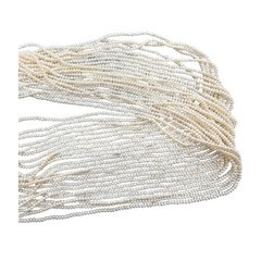 Seed Pearl Stri – 15 Inch Length, 2.5mm Pearls