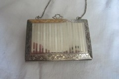 Vintage Antique Belais 14 K White Gold Front Edwardian Compact – 2″ by 3″