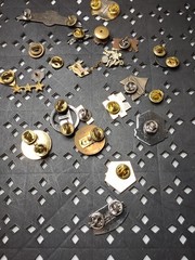 Lot Of Military Themed Pins Military Pin Lot DSTAB