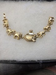 Vtg AJC Noahs Ark Bracelet