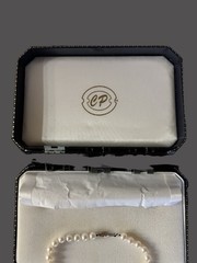 Vintage Cultured Pearl Necklace in Original CP Branded Display Case